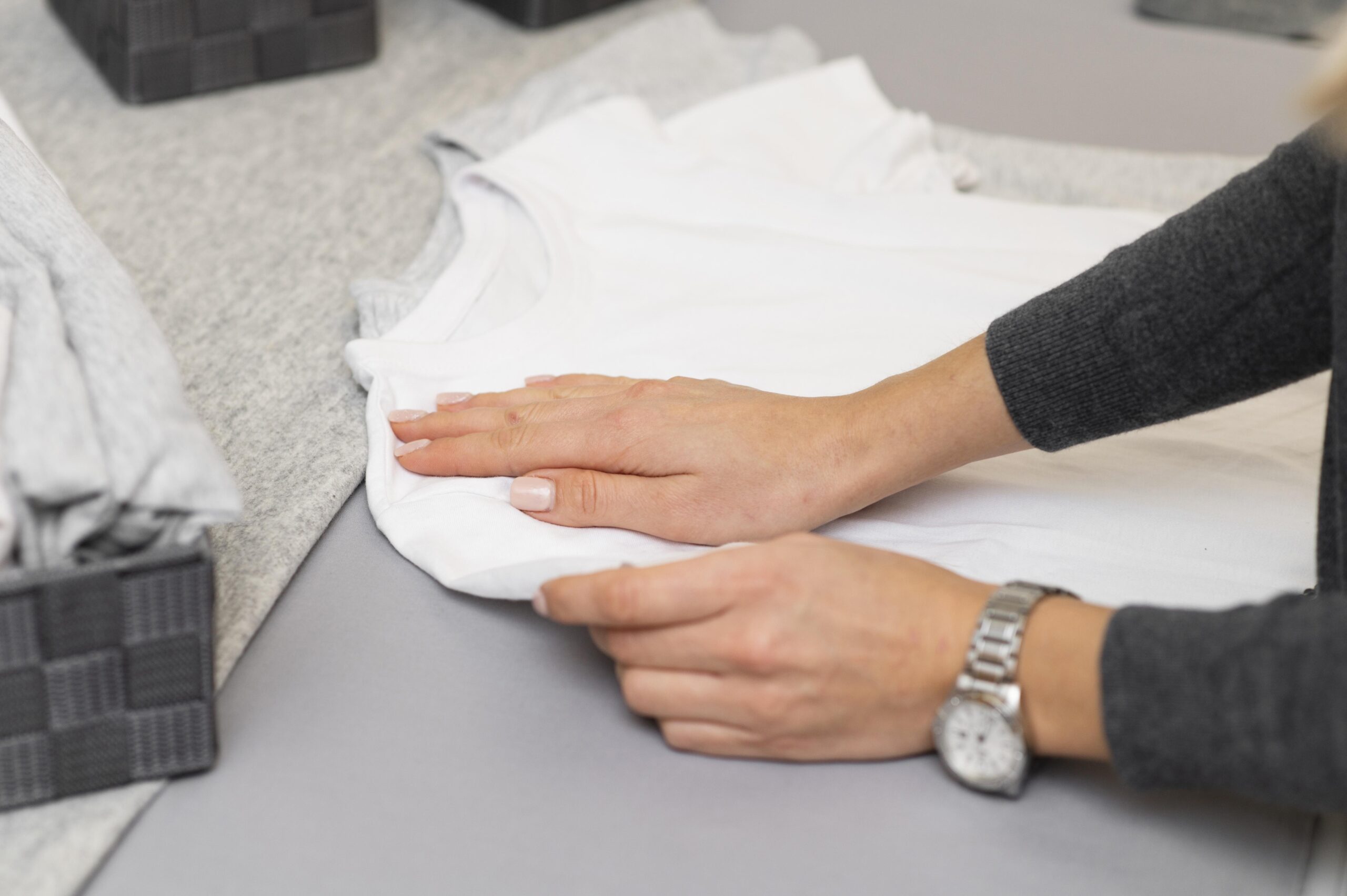 close-up-arranging-clothes Cloth quality