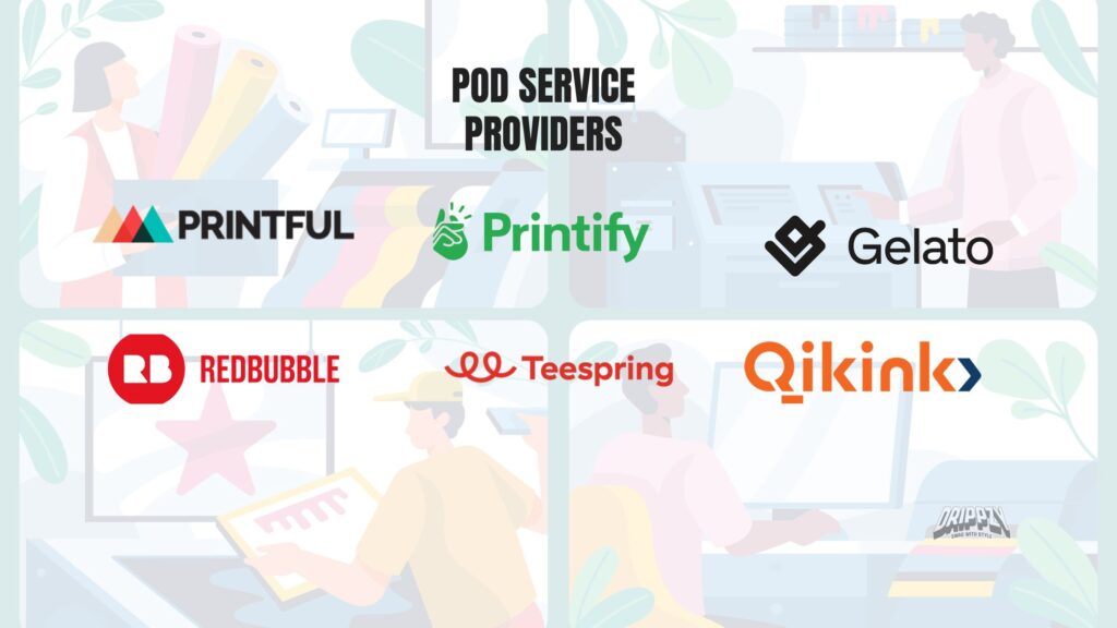 List of Print-on-Demand service providers.